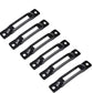 6 ranuras de amarre de ranura única E-Track Mini ranuras de amarre de anclaje de acero con recubrimiento en polvo - para correas de trinquete/leva E-Track | Asegure Motos, Cargas de Carga, Bicicletas en Remolques, Pickups, Furgonetas, Camiones