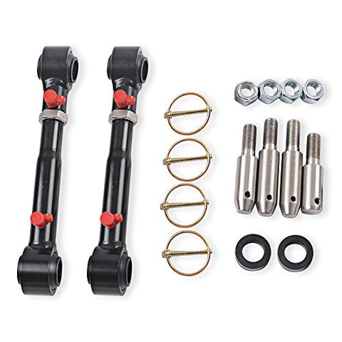 AL4X4 Adjustable Front Swaybar Quicker Disconnect System With 2.5" - 6" of Lift Replace 2034,fit for Wrangler JK JKU 2007-2018
