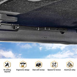 MAIKER Bronco Front Roll Bar Grab Handles Aluminum Grip Handle Compatible with 2021-2022 Ford Bronco 2 & 4 Door, Black