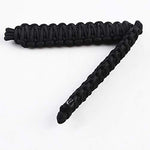 Maiker Fits for Jeep Wrangler | Paracord Door Limiting Straps CJ YJ TJ JK | 550 Pound Strength Durable Swing Limiter Restrictor Pair (2 Pieces,Black)