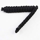 Maiker Fits for Jeep Wrangler | Paracord Door Limiting Straps CJ YJ TJ JK | 550 Pound Strength Durable Swing Limiter Restrictor Pair (2 Pieces,Black)