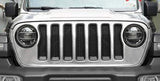 Maiker Grill Insert Fit for Jeep Grill Insert ABS JL Black Front Inserts Covers for original 2018 2019 Jeep Wrangler JL