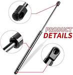 CTWHAUTO 2Pcs Front Hood Lift Support Struts Gas Charged Shocks for Jeep Wrangler JK 2007-2017