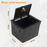 Center Console Lock Box Armrest Security Storage Organizer with 3 Digit Combo, Insert Vault Password Lock Safe Box for Ford Bronco 2021 2022 2/4 Door Interior Security Accessories