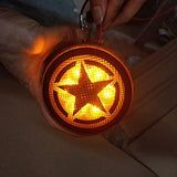 Maiker Five Star Turn Signal Amber LED LED Amber Smoke Lens Flasher Lights for Jeep Wrangler JK JKU