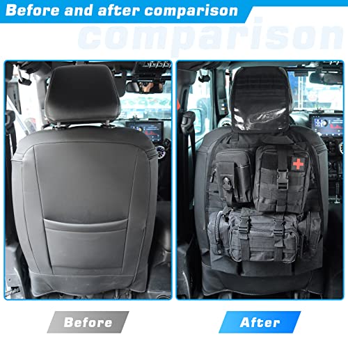 Universal Tactical Vehicle Seat Back Organizer with 3 Detachable Molle –  Maiker Offroad