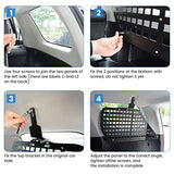 AL4X4 Modular Storage Panel System Rear Window Molle Panel with 4 Storage Bag and 10 Fastening Tape for Toyota 4Runner 2010-2020, 17.6 x 17.1 x4