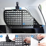 AL4X4 Modular Storage Panel System Rear Window Molle Panel with 4 Storage Bag and 10 Fastening Tape for Toyota 4Runner 2010-2020, 17.6 x 17.1 x4