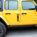 Door Hinge Step Aluminum Alloy Folding Foot Peg with Corkscrew for 2007-2021 Jeep Wrangler JK JKU JL JLU