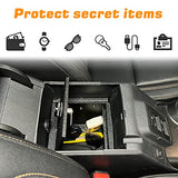 Center Console Lock Box Armrest Security Storage Organizer with 3 Digit Combo, Insert Vault Password Lock Safe Box for Ford Bronco 2021 2022 2/4 Door Interior Security Accessories