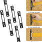6 ranuras de amarre de ranura única E-Track Mini ranuras de amarre de anclaje de acero con recubrimiento en polvo - para correas de trinquete/leva E-Track | Asegure Motos, Cargas de Carga, Bicicletas en Remolques, Pickups, Furgonetas, Camiones