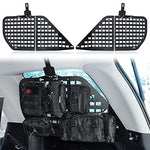 AL4X4 Modular Storage Panel System Rear Window Molle Panel with 4 Storage Bag and 10 Fastening Tape for Toyota 4Runner 2010-2020, 17.6 x 17.1 x4