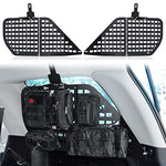 AL4X4 Modular Storage Panel System Rear Window Molle Panel with 4 Storage Bag and 10 Fastening Tape for Toyota 4Runner 2010-2020, 17.6 x 17.1 x4