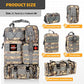 Tactical Car Seat Back Organizer, Upgrade Tactical Vehicle Panel Organizer with 5 Detachable Molle Pouch, Universal fits for Most of Vehicle
