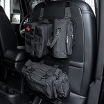 AL4X4 Two sets Tactical Rigid Molle Aluminum Insert Panel with Multifunctional Storage Bag,Medical First Aid Utility Pouch,Water Cup Bag Modular Platform and 20 Fastening Tape for Jeep,SUV,Car, 2