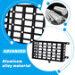 2 Pieces Universal Metal Car Storage Box Small Cargo Pocket Molle Panel Frame Storage System (Car Truck RV Boat Home Storage)