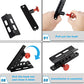 UTV Fire Extinguisher Mount Holder Quick Release Adjustable Fire Bracket for 1.75''-2'' Roll Bar (UTV Polaris RZR Ranger Can-Am Maverick ATV)