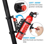 UTV Fire Extinguisher Mount Holder Quick Release Adjustable Fire Bracket for 1.75''-2'' Roll Bar Compatible with UTV Polaris RZR Ranger Can-Am Maverick ATV