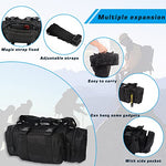 Universal Tactical Vehicle Seat Back Organizer with 3 Detachable Molle Pouch Medical Pouch,Tool Pouch,Large Admin Pouch Vehicle Panel Organizer Storage Bag for All Vehicle