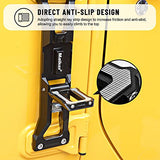 Door Hinge Step Aluminum Alloy Folding Foot Peg with Corkscrew for 2007-2021 Jeep Wrangler JK JKU JL JLU