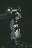 MAIKER Gear Shift Lever Knob Cover Kit for Jeep Wrangler JK JKU 2011-2018 Black/Silver