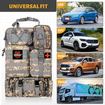 MAIKER Tactical Car Seat Back Organizer, Upgrade Tactical Vehicle Panel Organizer with 5 Detachable Molle Pouch, Universal fits for Most of Vehicle