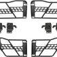 Steel Tubular Trail Tube Half Door Guards Five-Star Logo  / 4 Pack (21-23 Ford Bronco 4 Door)