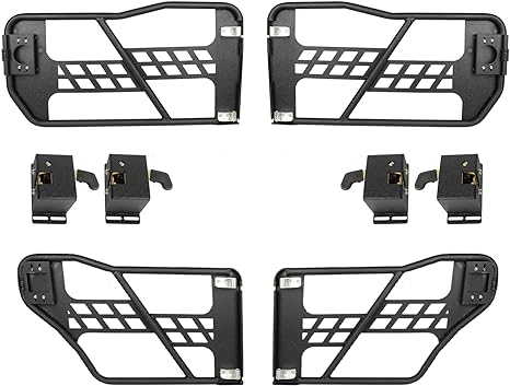 Steel Tubular Trail Tube Half Door Guards Five-Star Logo  / 4 Pack (21-23 Ford Bronco 4 Door)