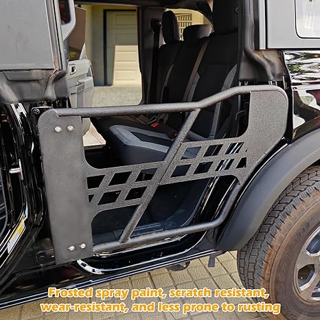 Steel Tubular Trail Tube Half Door Guards Five-Star Logo  / 4 Pack (21-23 Ford Bronco 4 Door)