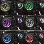 MAIKER 4x led Illuminated Turbo air ac vent purifier For 2011-2017 Jeep Wrangler JK