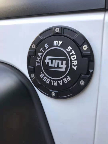 MAIKER Mechanical Fuel Filler Cover Gas Tank Cap for Jeep JK Wrangler 2007-2017