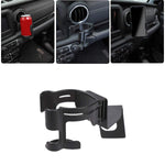 MAIKER  Vehicle Mount Water Bottle Adjustable 2 in 1 Car Water Drink Cup  Cell Phone Stand Holder for Jeep Wrangler JL