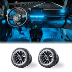 AL4X4 LED Atmosphere Light 12 Colors Decorative Lamp Foot Lamp for Jimny 2019+ JB64 JB74