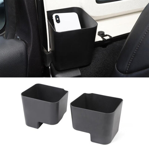 Rear Drink Holder Rear Seat Side Storage Box for Jeep Wrangler JL 2018+ Cup Holder Accessories